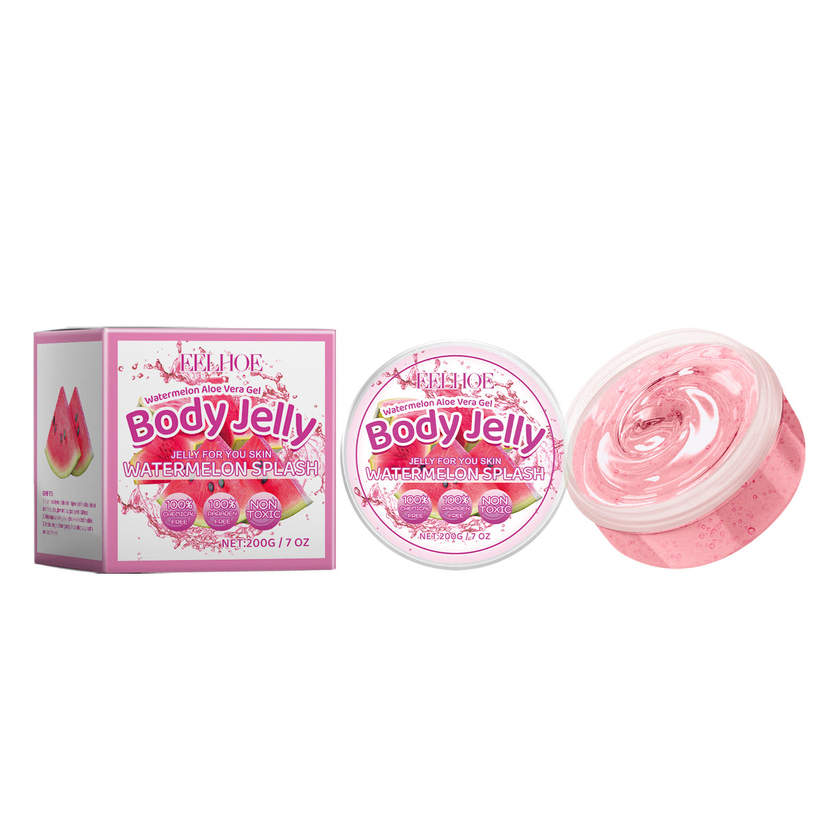 Aloe Vera Body Gel with Fruit Extracts, 200g Jar