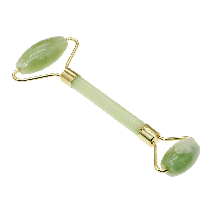 Jade Facial Massage Roller — Dual-Sized Heads