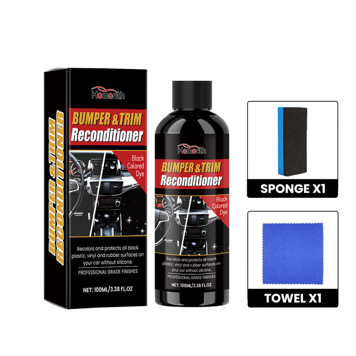 Black Plastic Trim Restorer for Car Interior & Trim