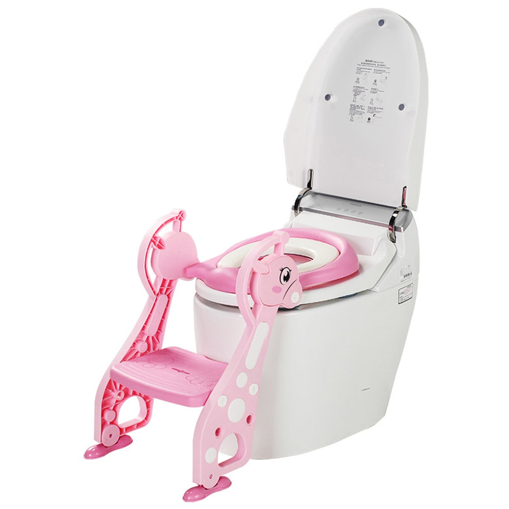 Folding Potty Training Seat with Step Ladder for Toddlers