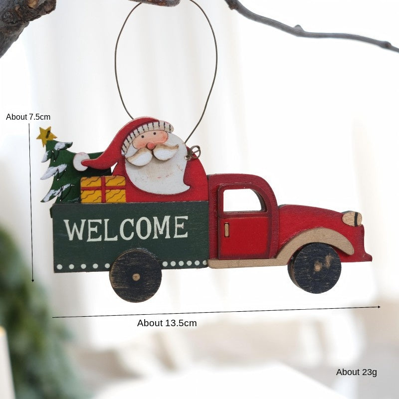 Christmas Truck Ornaments for Vintage Holiday Tree Charm