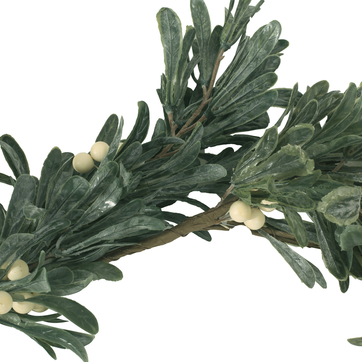 54-Inch Snowberry Green Garland for Seasonal Decor