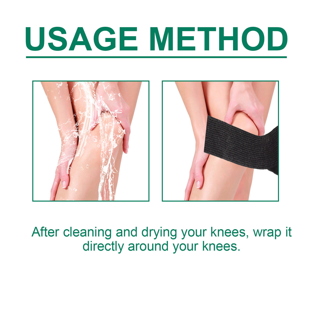 Self-Adhesive Sports Bandage Wrap for Joint Support