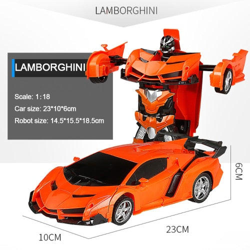 Transforming Car Robot Toy for Two-Mode Imaginative Play