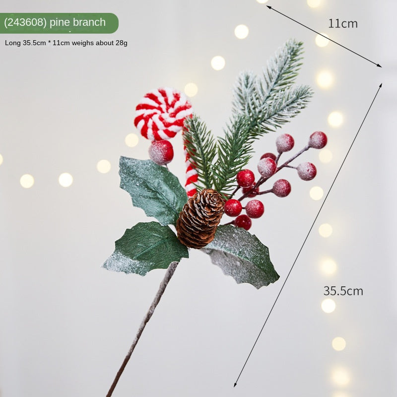 Christmas Pine Branch Decoration for Festive Displays