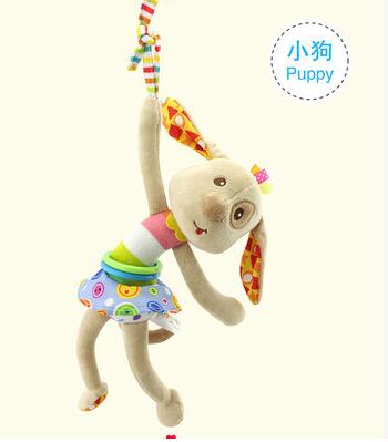 Baby Plush Rattle Toy for Fun Sensory Play and Travel