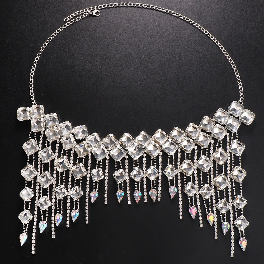 Hair Chain Headpiece for Dramatic Festival Sparkle