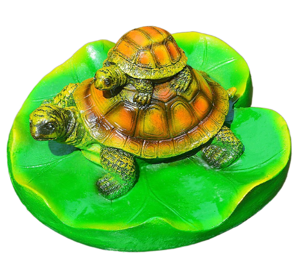 Floating Resin Turtle Pond Decor for Ponds & Fountains