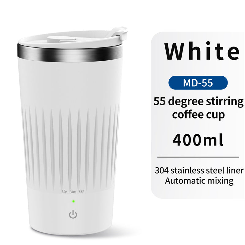 Self-Stirring Mug with Bluetooth Speaker for Milk Tea