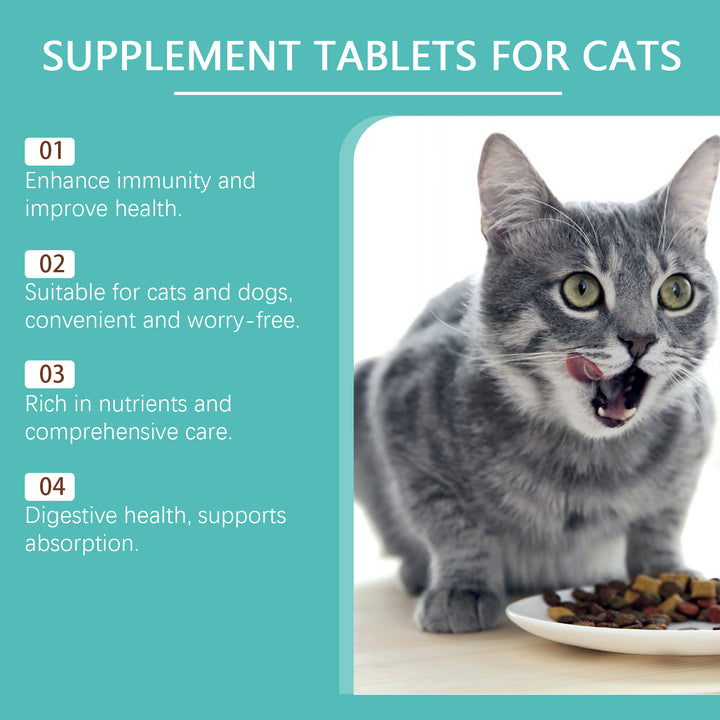 Cat Probiotic Tablets for Everyday Digestive Support