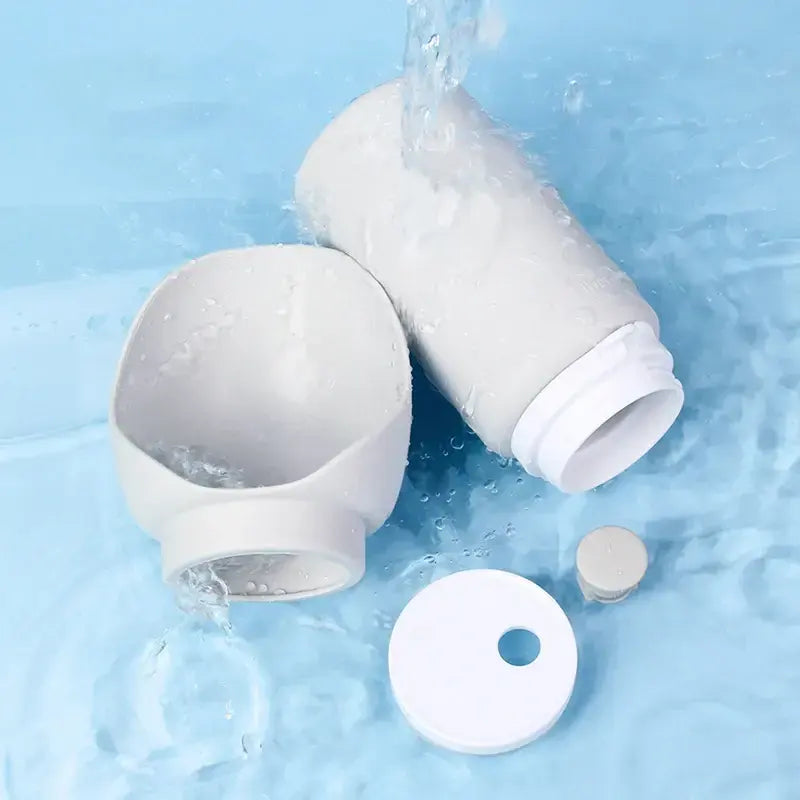 Portable Pet Water Bottle 550ml With Foldable Bowl