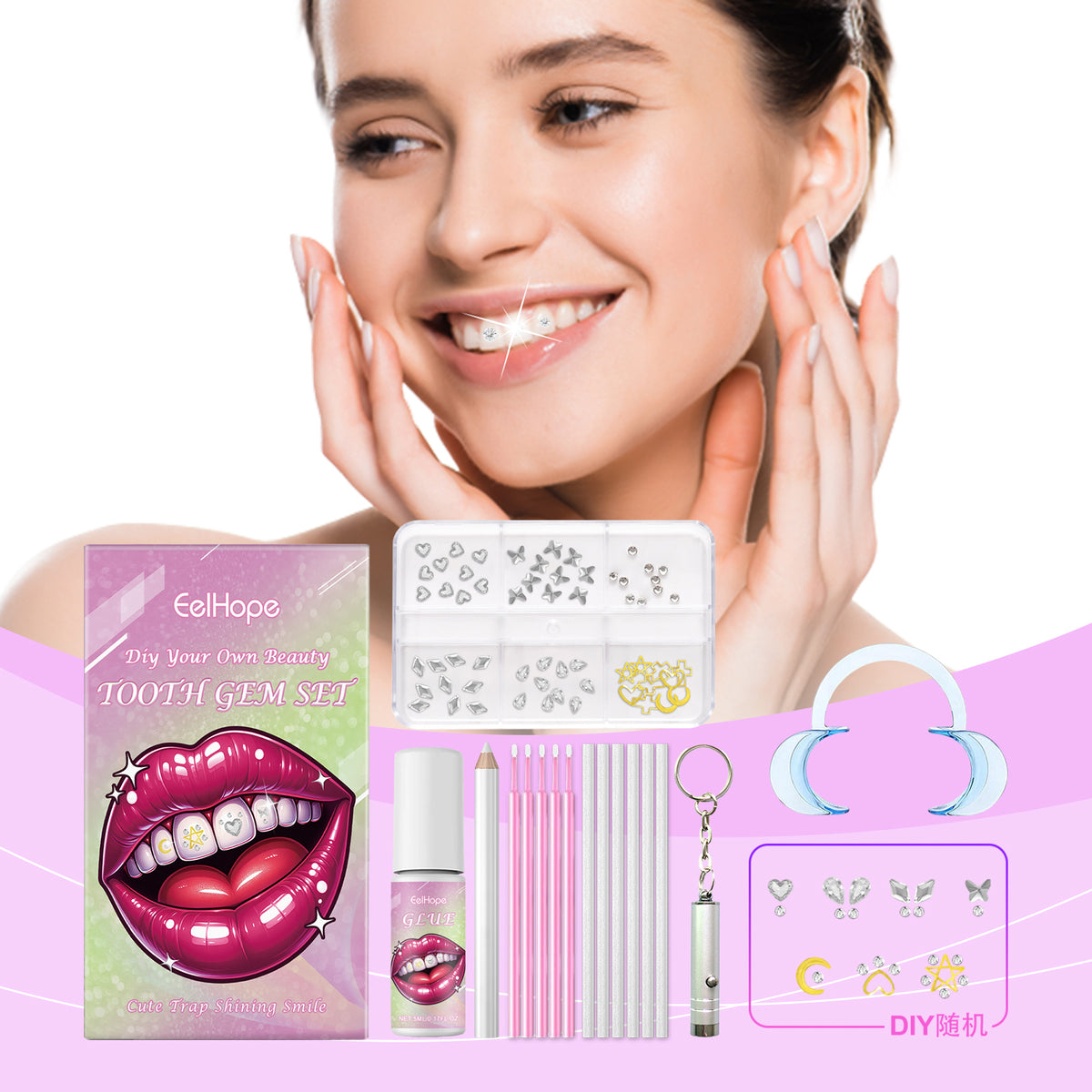 DIY Tooth Gem Kit for Personalized Sparkling Smiles