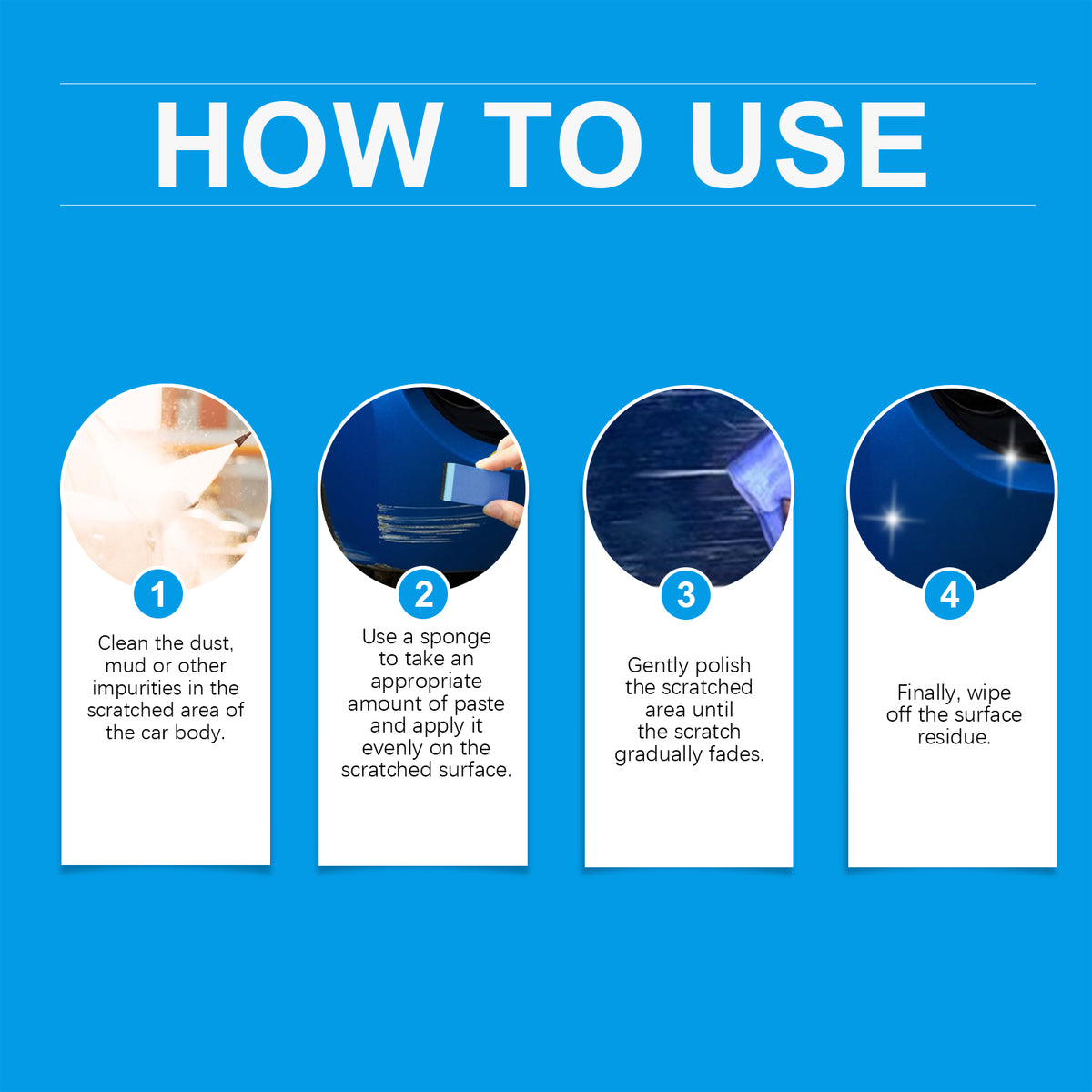 Car Scratch Remover for Glossy, Swirl-Free Paint Care