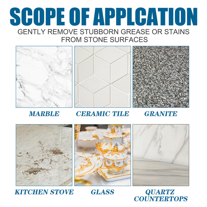 Stone Cleaning Powder for Tough Grease & Oil Stains