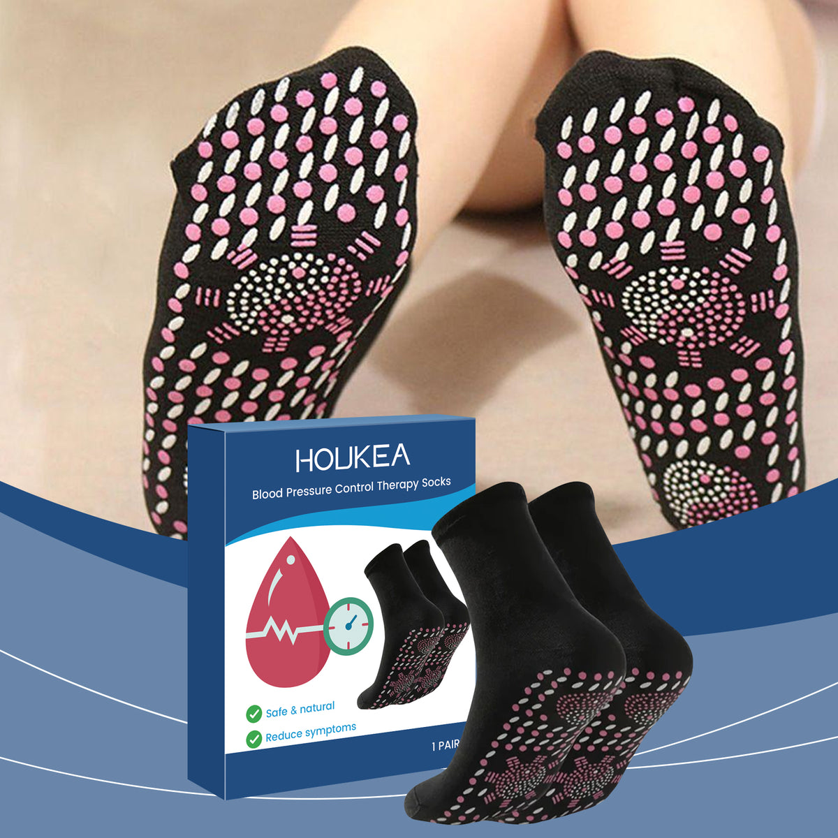 Therapy Socks for Pressure-Point Everyday Foot Comfort