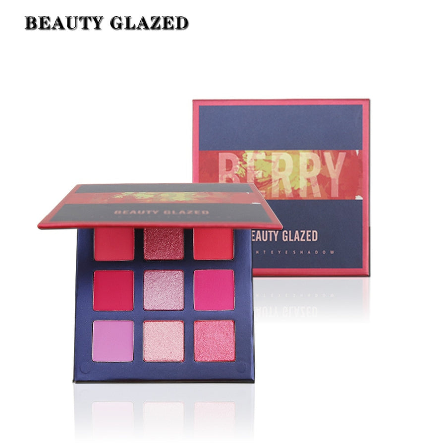 9-Color Eyeshadow Palette for Vivid, Bold Eye Looks