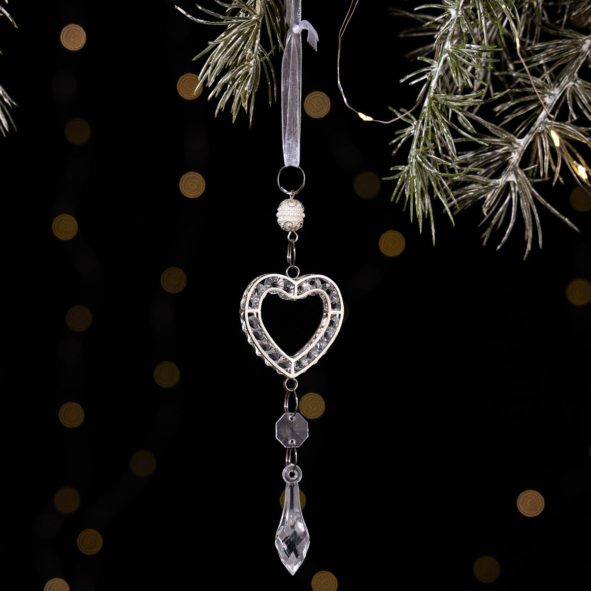 Crystal Christmas Ornaments for Elegant Sparkling Trees