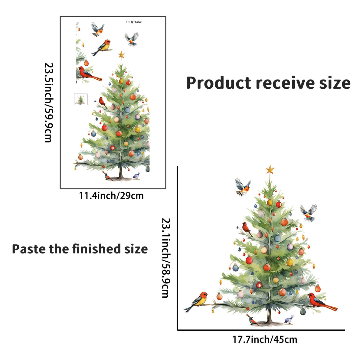 Christmas Animal Stickers for Cheerful Holiday Rooms