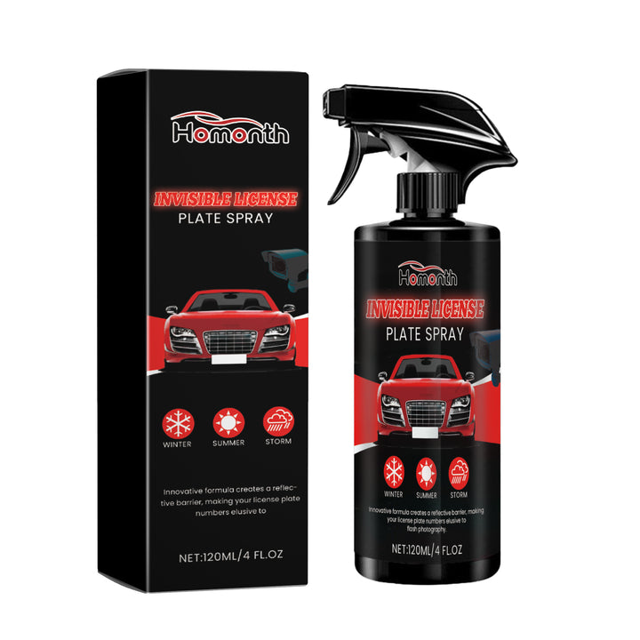 License Plate Spray — All-Weather Privacy Coating