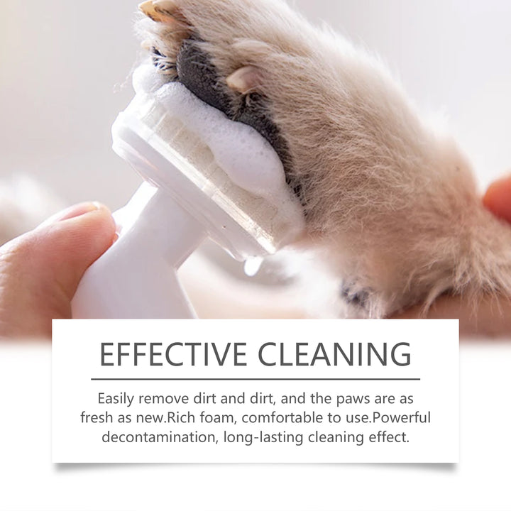 Waterless Paw Foam Cleaner With Built-In Brush