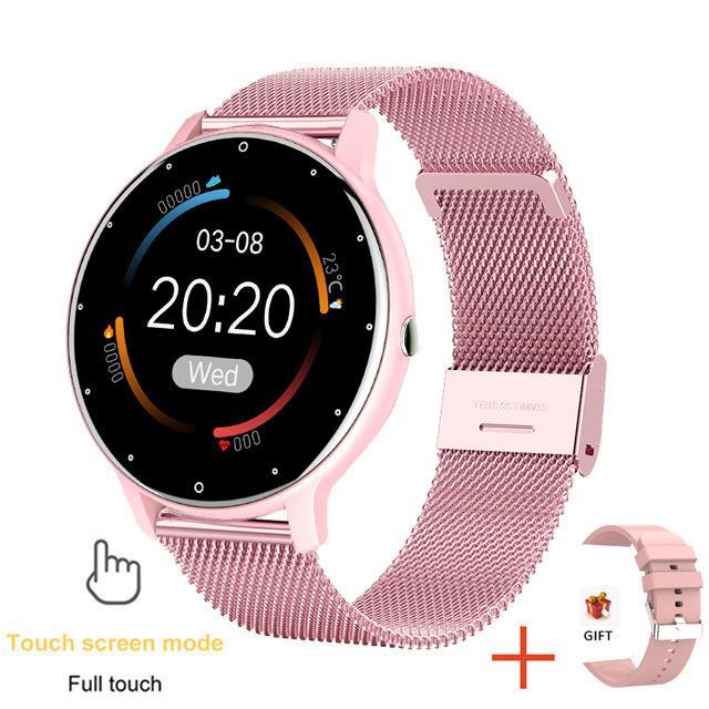 Round Smart Watch with Heart Rate and Sleep Tracking
