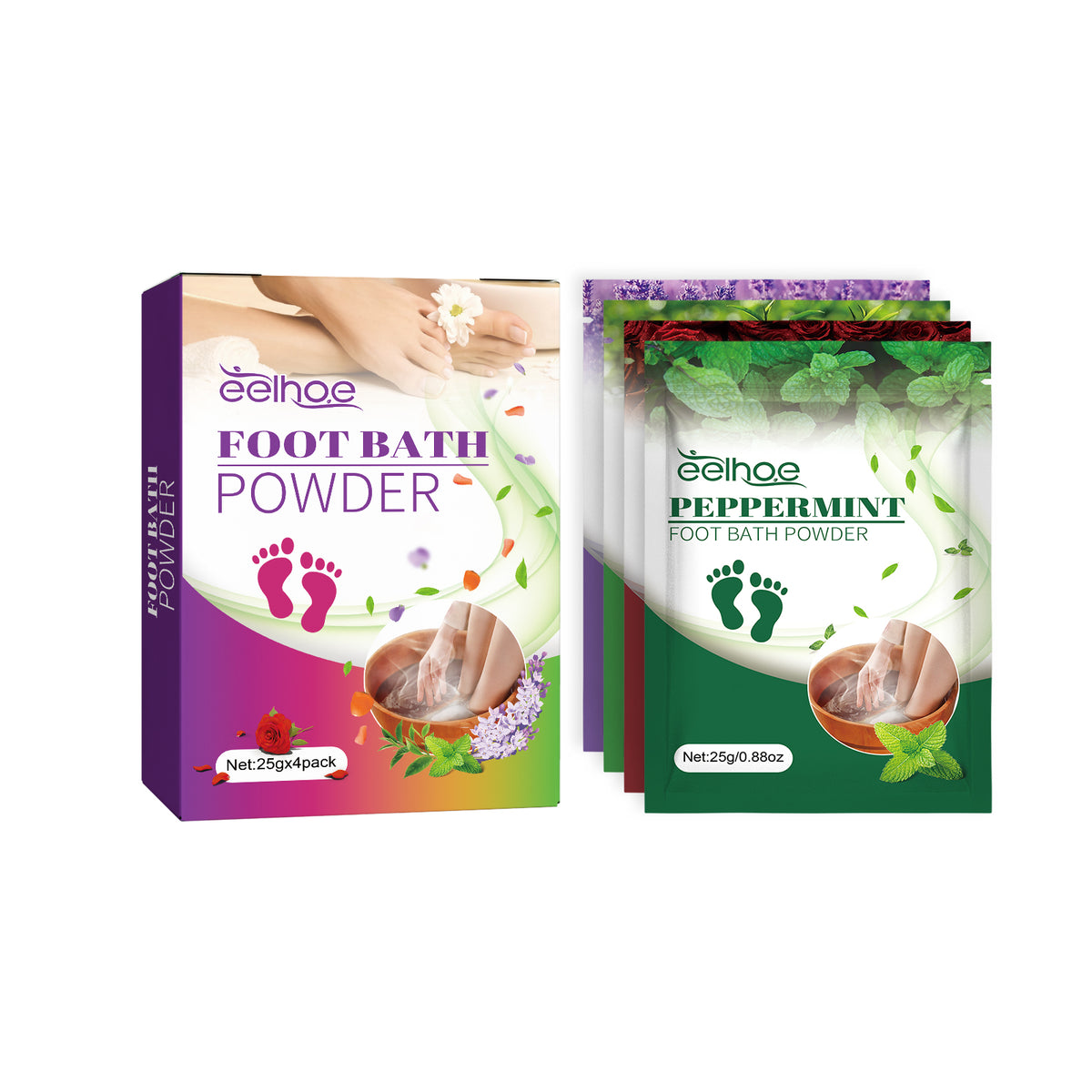 Herbal Foot Soak Salts for Sore, Tired Feet Relief