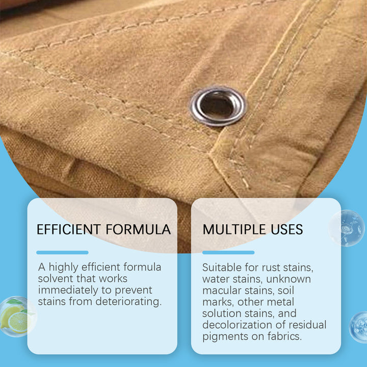 Fabric Rust Remover for Clothing — Gentle Stain Cleaner