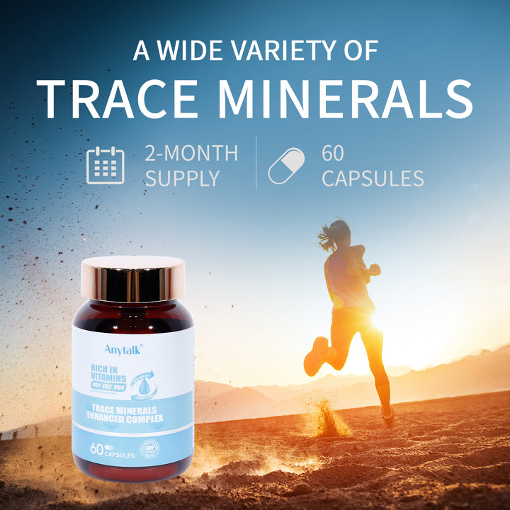 Trace Mineral Capsules — 70+ Chelated Minerals for Bone