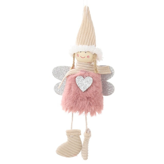 Plush Angel Christmas Ornaments For Cozy Tree Decor