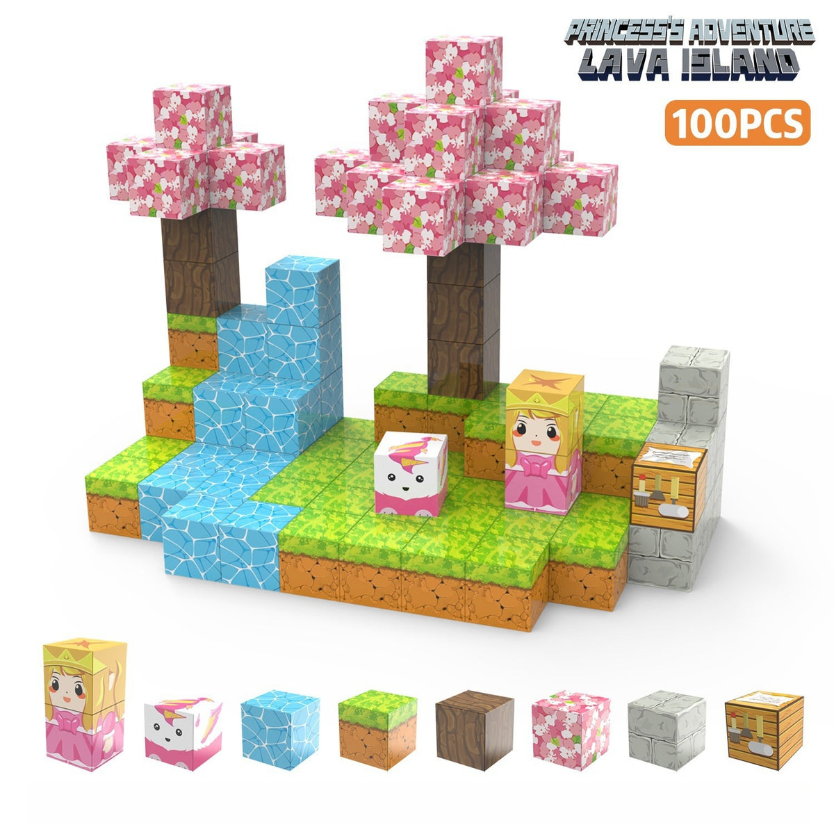 Magnetic Building Cubes for Creative 3D World Play