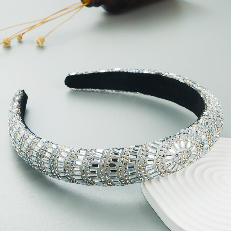 Crystal Hair Hoop for Elegant Occasion Hair Styles