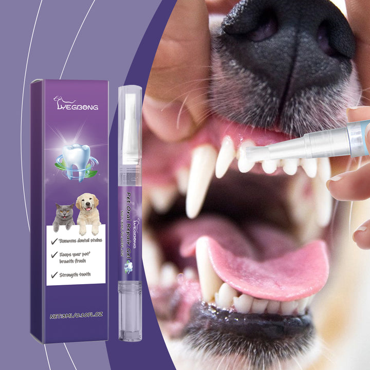 Pet Oral Cleaning Gel for Cleaner Teeth & Fresher Breath