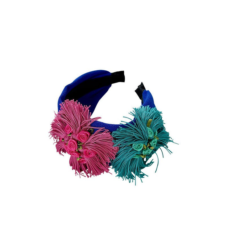 Handmade Fabric Flower Statement Headband, Oversized Bloom
