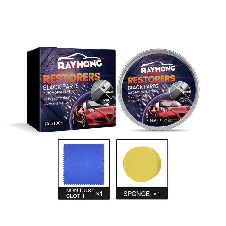 Automotive Plastic Restorer Wax for UV Protection
