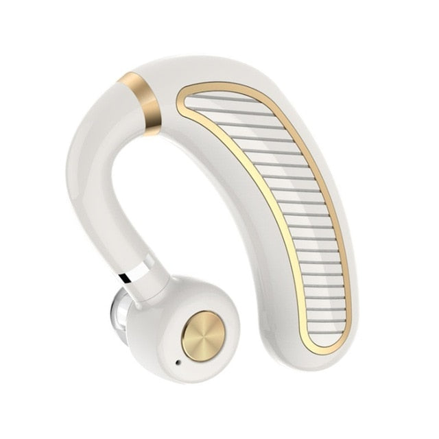 Wireless Single Earpiece Headset with Mic for Calls