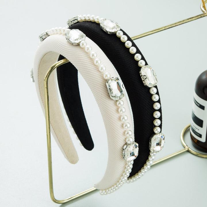 Pearl Rhinestone Headband For Instant Everyday Elegance