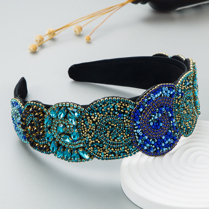 Statement Rhinestone Headband — Party-Ready Glamour