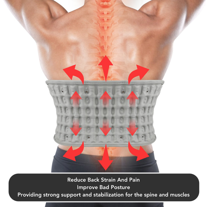 Inflatable Lumbar Support Belt — Custom Compression