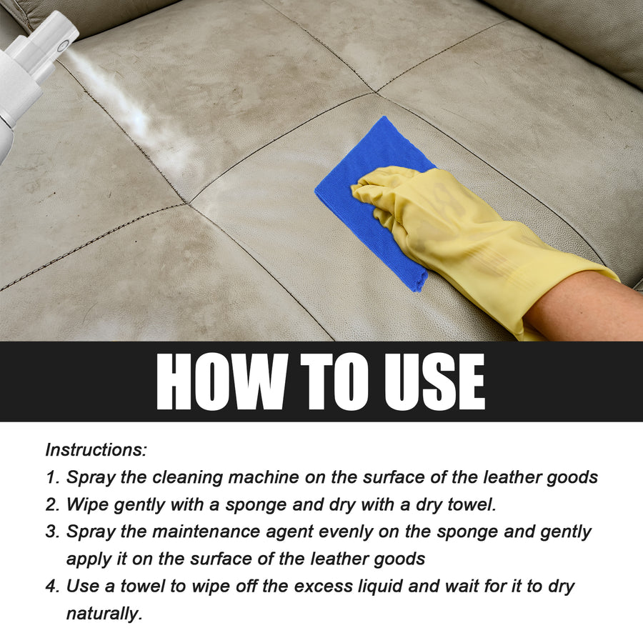 Leather Cleaner & Conditioner Kit — 2-Step Restore
