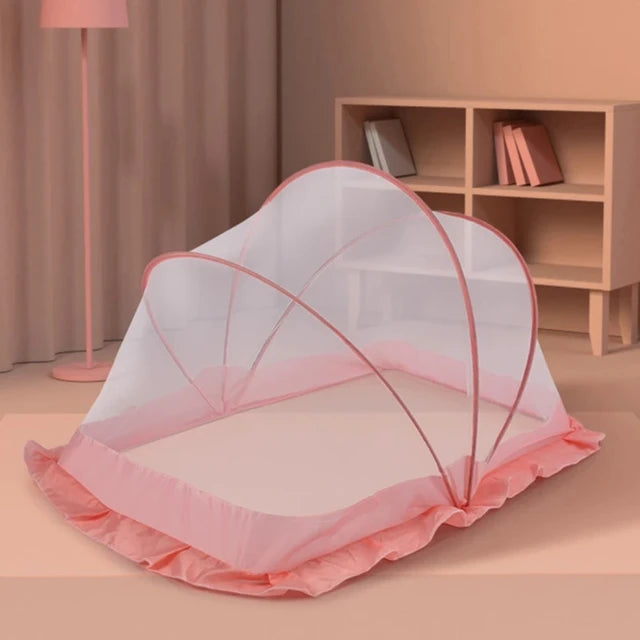 Baby Mosquito Net Tent with Blackout Canopy & Sleeping Pad