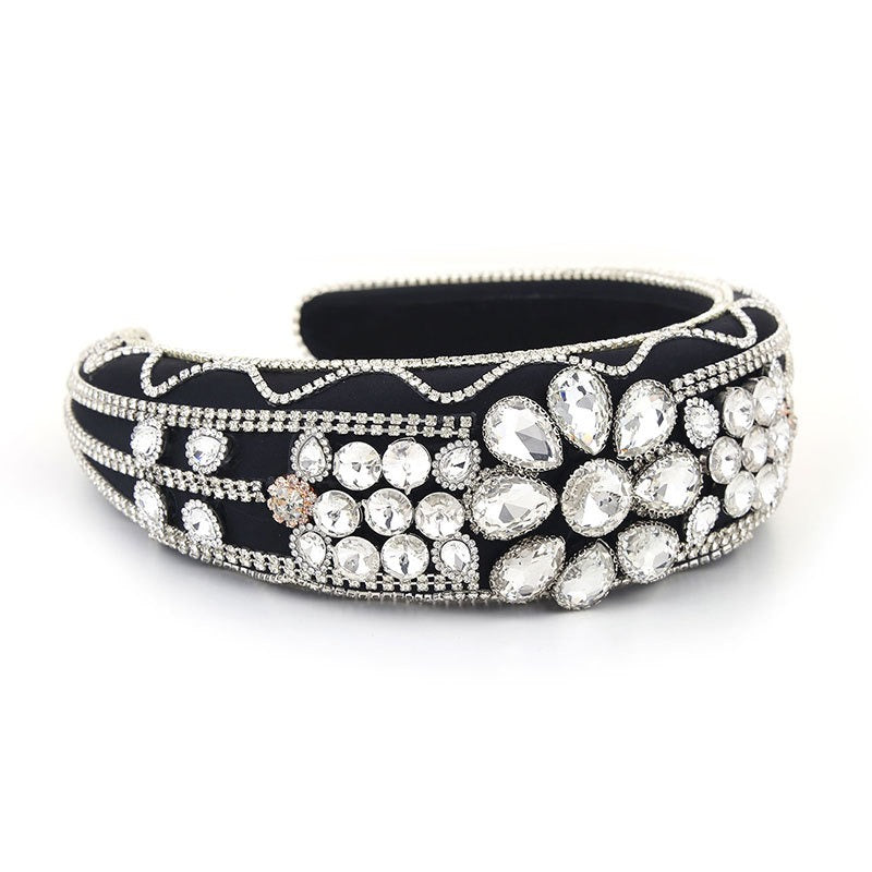 Baroque Rhinestone Headband for Glamorous Event Style