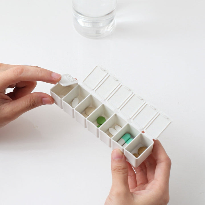 Weekly Pill Organizer — 7-Day Compartments for Daily Dosing