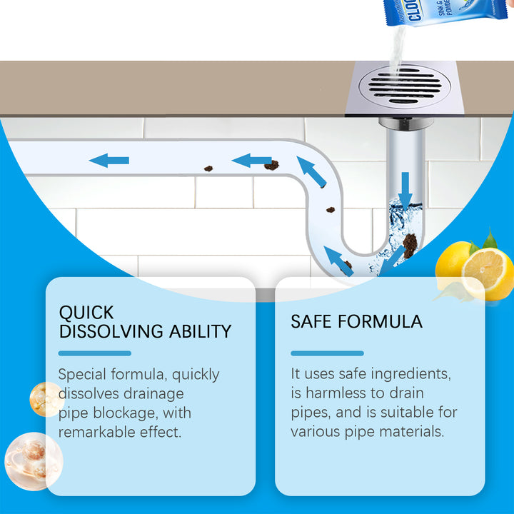 Drain Cleaning Powder for Fast, Fresh Kitchen Drain Flow