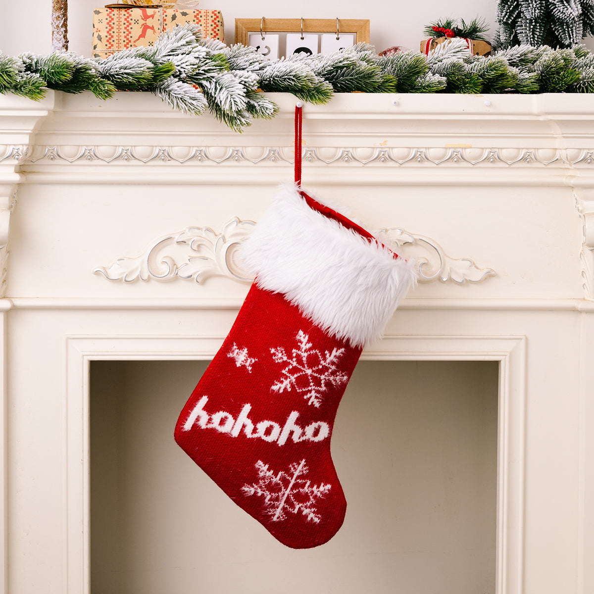 Christmas Stockings Set of 4 for Warm Festive Mantels