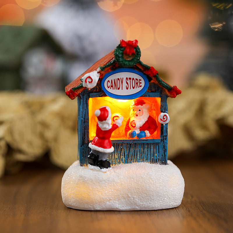 Christmas Village Ornaments for Cozy Holiday Displays