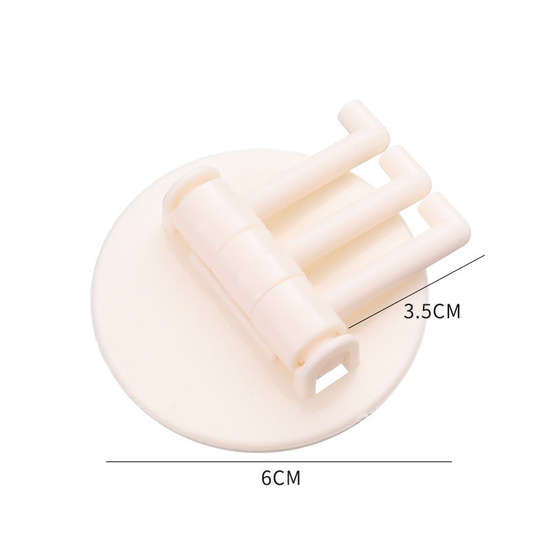 Rotating Wall Hooks for Bathroom Towels, Punch-Free