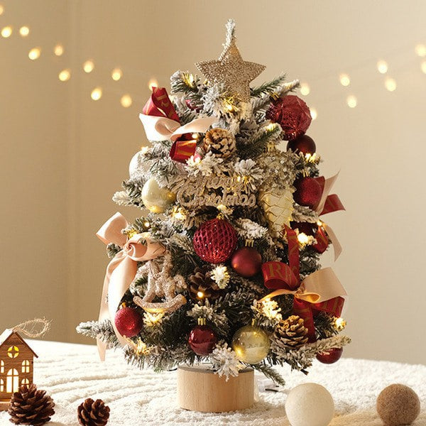 Tabletop Christmas Tree Set for Instant Festive Cheer