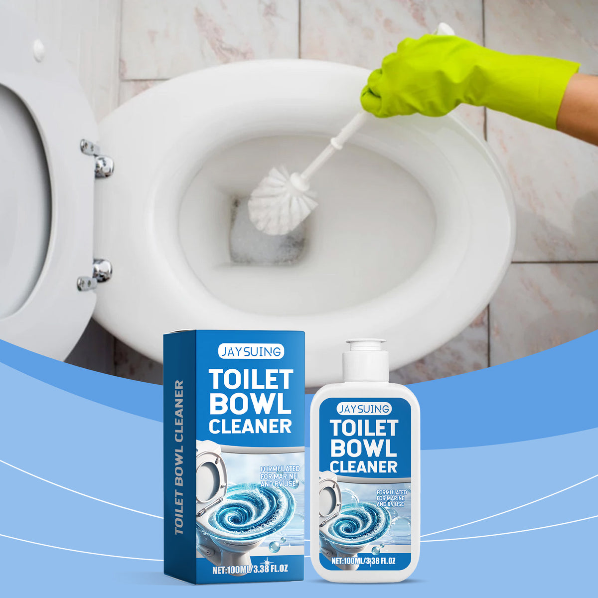 Toilet Bowl Cleaner for Stubborn Stains & Freshness