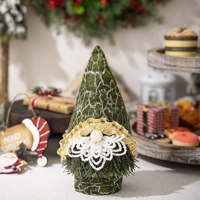 Christmas Gnome Ornaments Pair for Cozy Holiday Decor