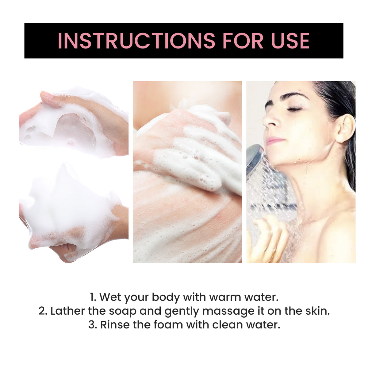 Brightening Body Soap with Niacinamide for Dark Spots